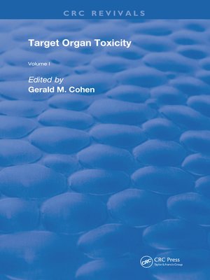 cover image of Target Organ Toxicity